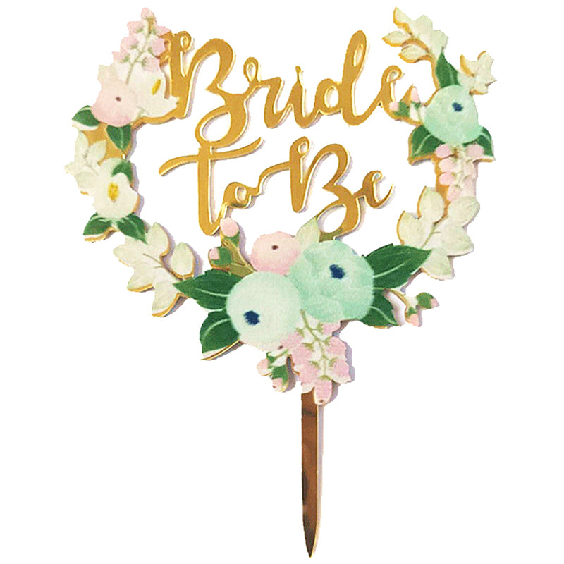 Acrylic Cake Topper : Bride To Be