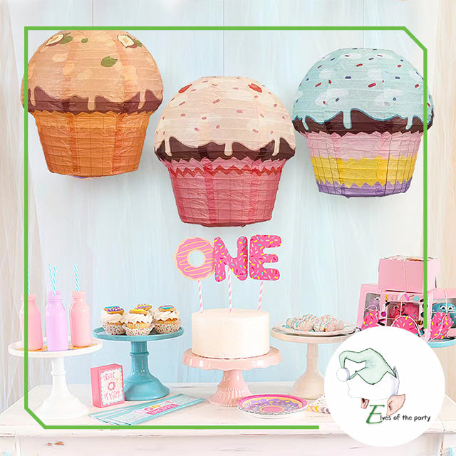 3D Paper Lantern : Cupcake
