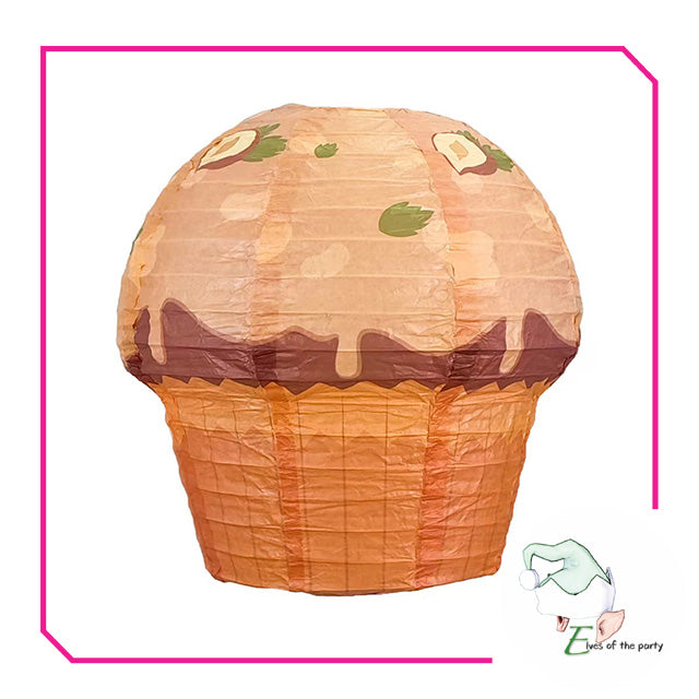 3D Paper Lantern : Cupcake