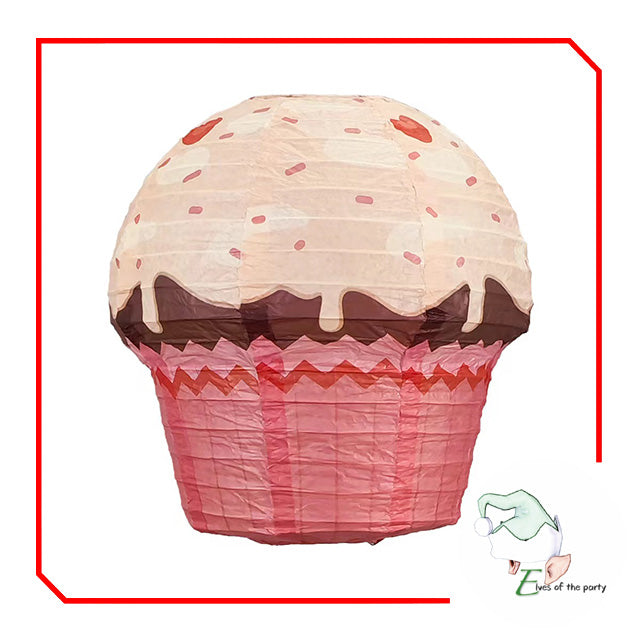 3D Paper Lantern : Cupcake