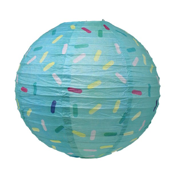 3D Paper Lantern : Sprinkles Pattern
