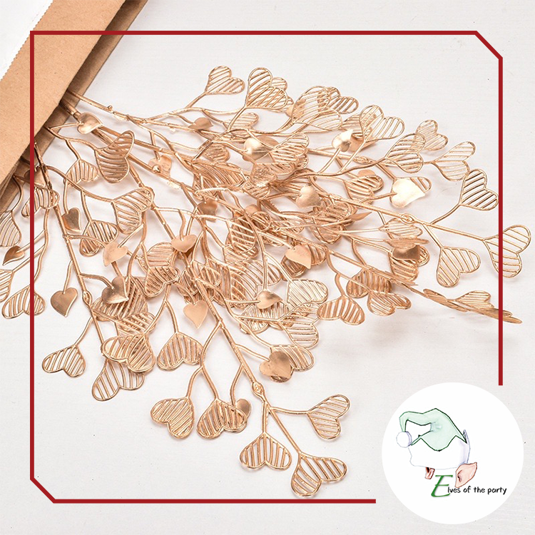 Artificial Leaves : Gold Holly Gingko Biloba Eucalyptus Leaf