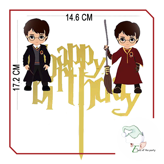 Harry Potter: Birthday Banner, Balloons and Cake Topper