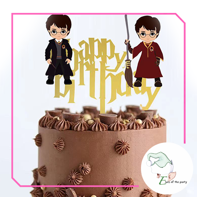 Harry Potter: Birthday Banner, Balloons and Cake Topper