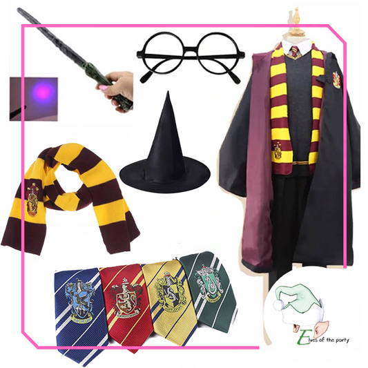 Harry Potter: Eyeglass / Necktie / Wand / Scarf