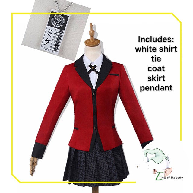 Yumeko Jabami School Uniform | Kakegurui (Compulsive Gambler) Anime Costume