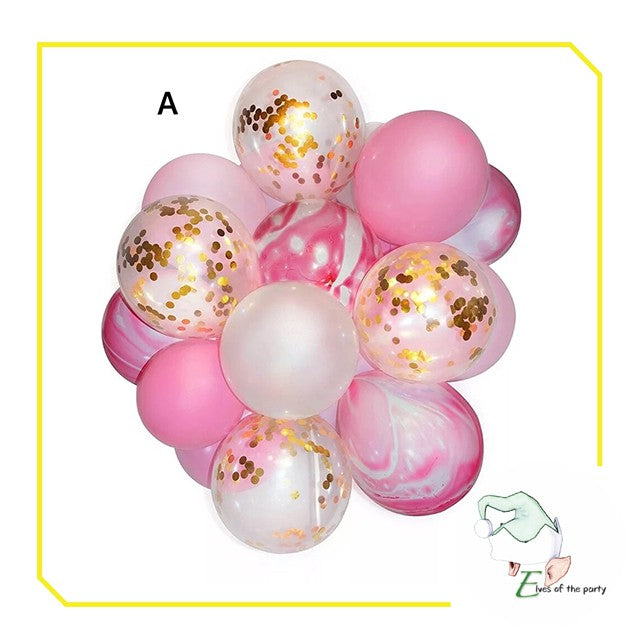 Mix Party Balloon Bouquet Set with Confetti