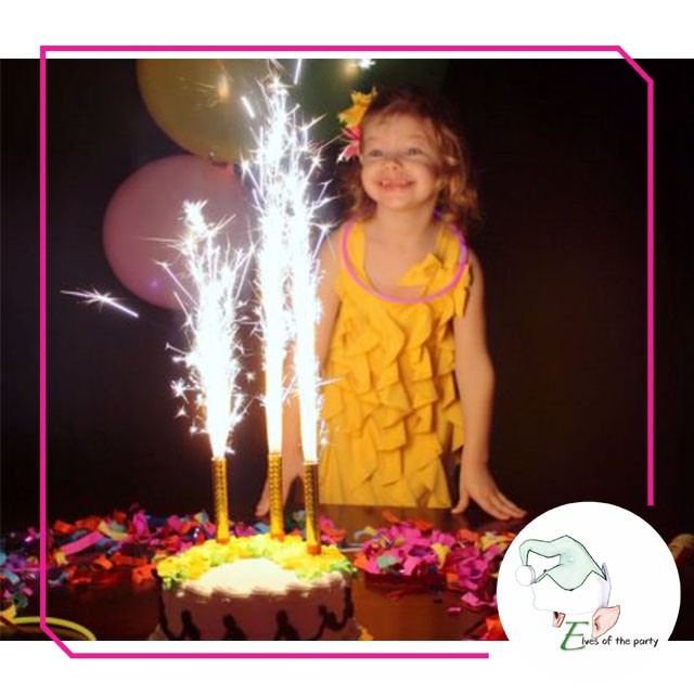 Candles: Smokeless Sparkling Fountain Candles
