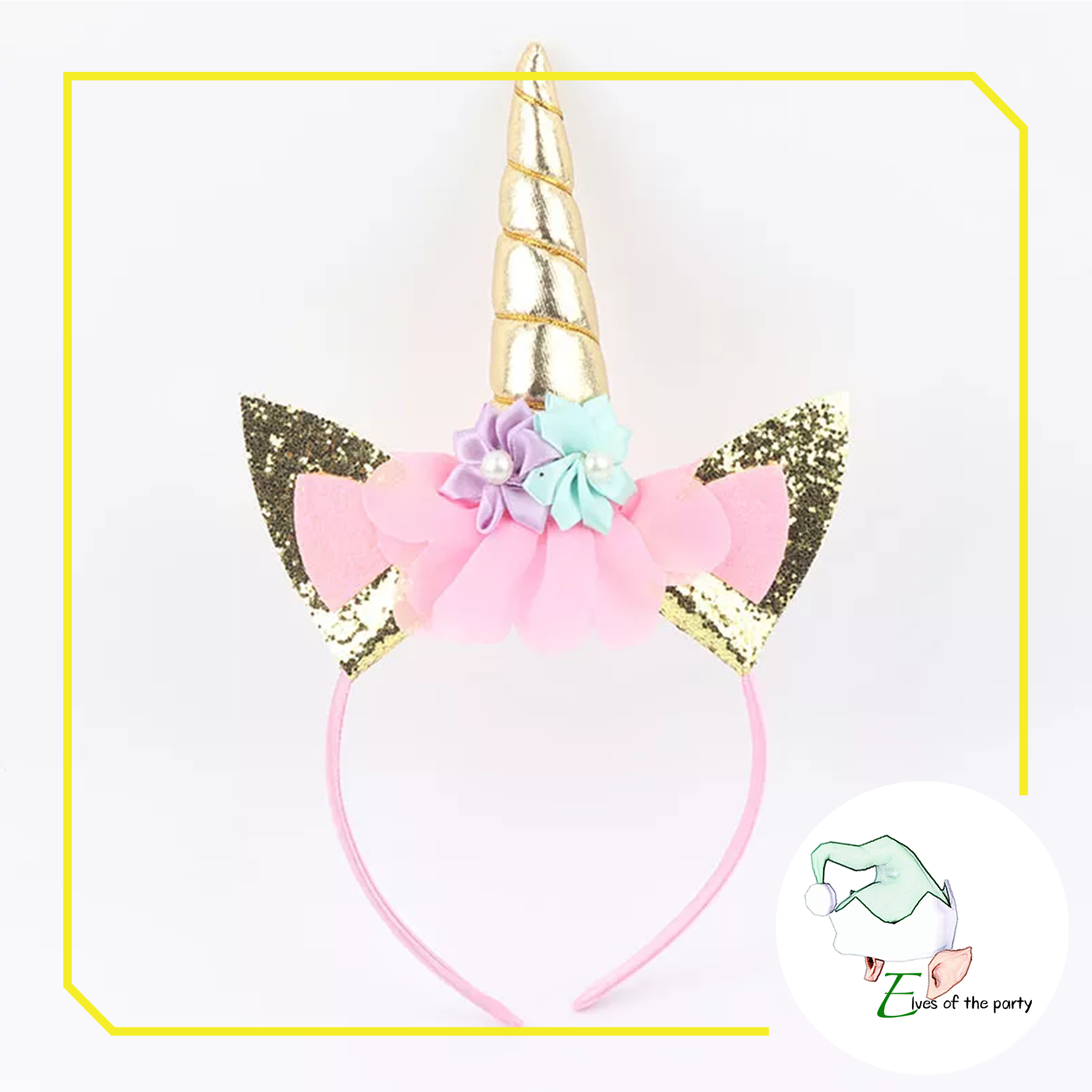 Unicorn Headband and Rainbow Wings Set Halloween Costume
