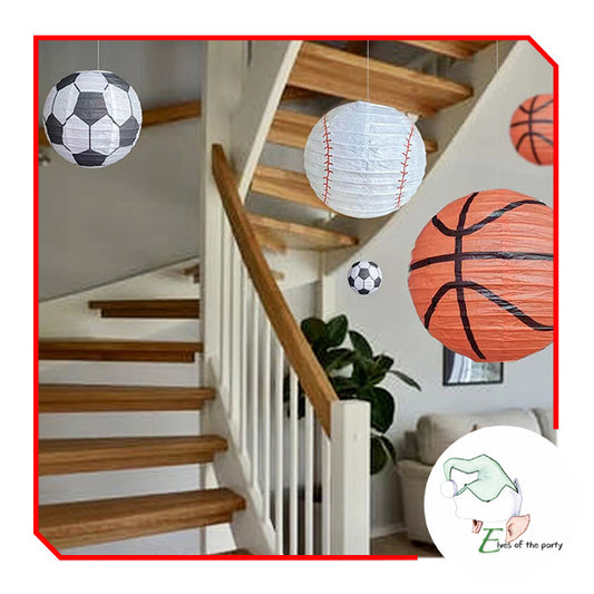 3D Paper Lantern : Sports Ball - Basketball / Soccer Ball / Football