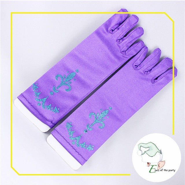 Princess Accessories: Gloves, Tiara and Scepter (Wand)