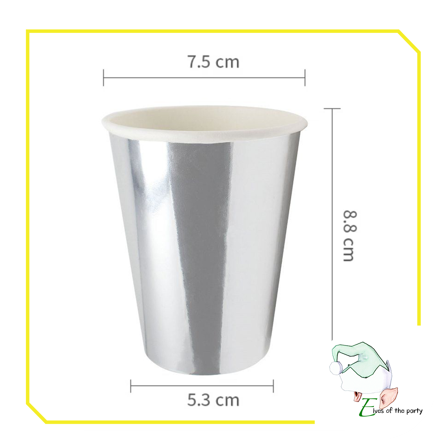 Partyware : Gold / Red / Rose Gold / Silver Metallic Paper Cups