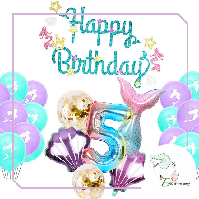 Mermaid Under the Sea Balloons