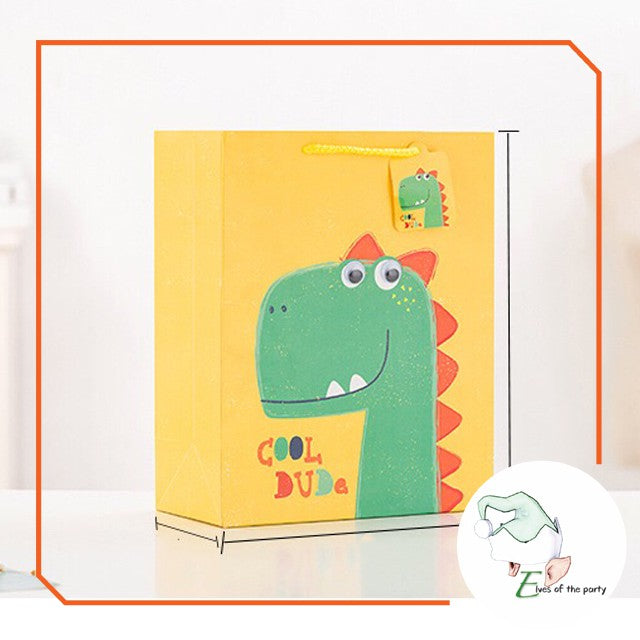 Safari Lion and Dino Paper Gift Bag