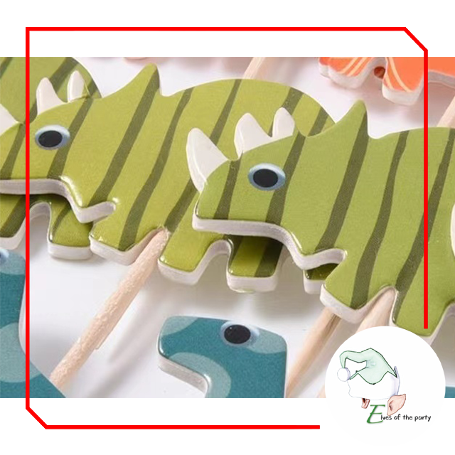 24pc Cupcake Toppers : Dinosaur / Outer Space / Paw Patrol / PJ Masks / Peppa Pig / Under the Sea