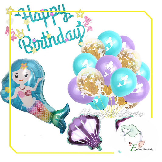 Mermaid Under the Sea Balloons