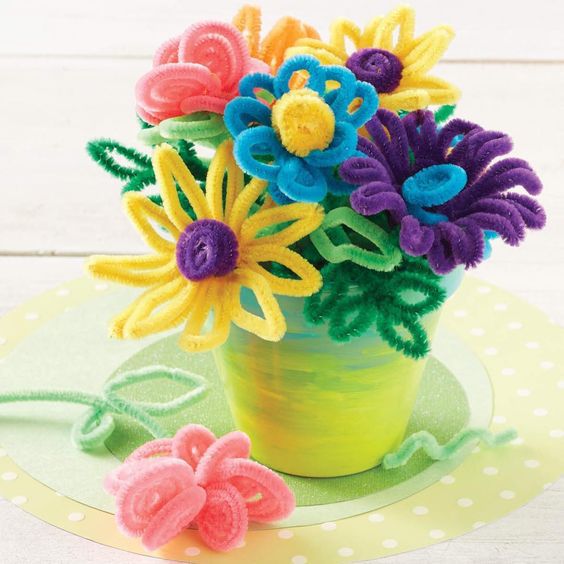 Multi-Color Chenille Stems Pipe Cleaners for Art and Craft Projects