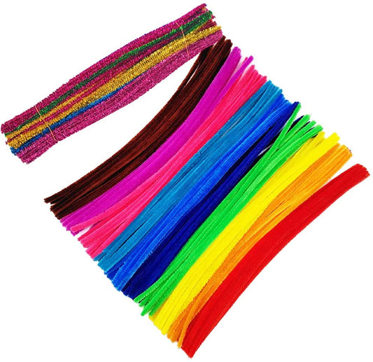 Multi-Color Chenille Stems Pipe Cleaners for Art and Craft Projects