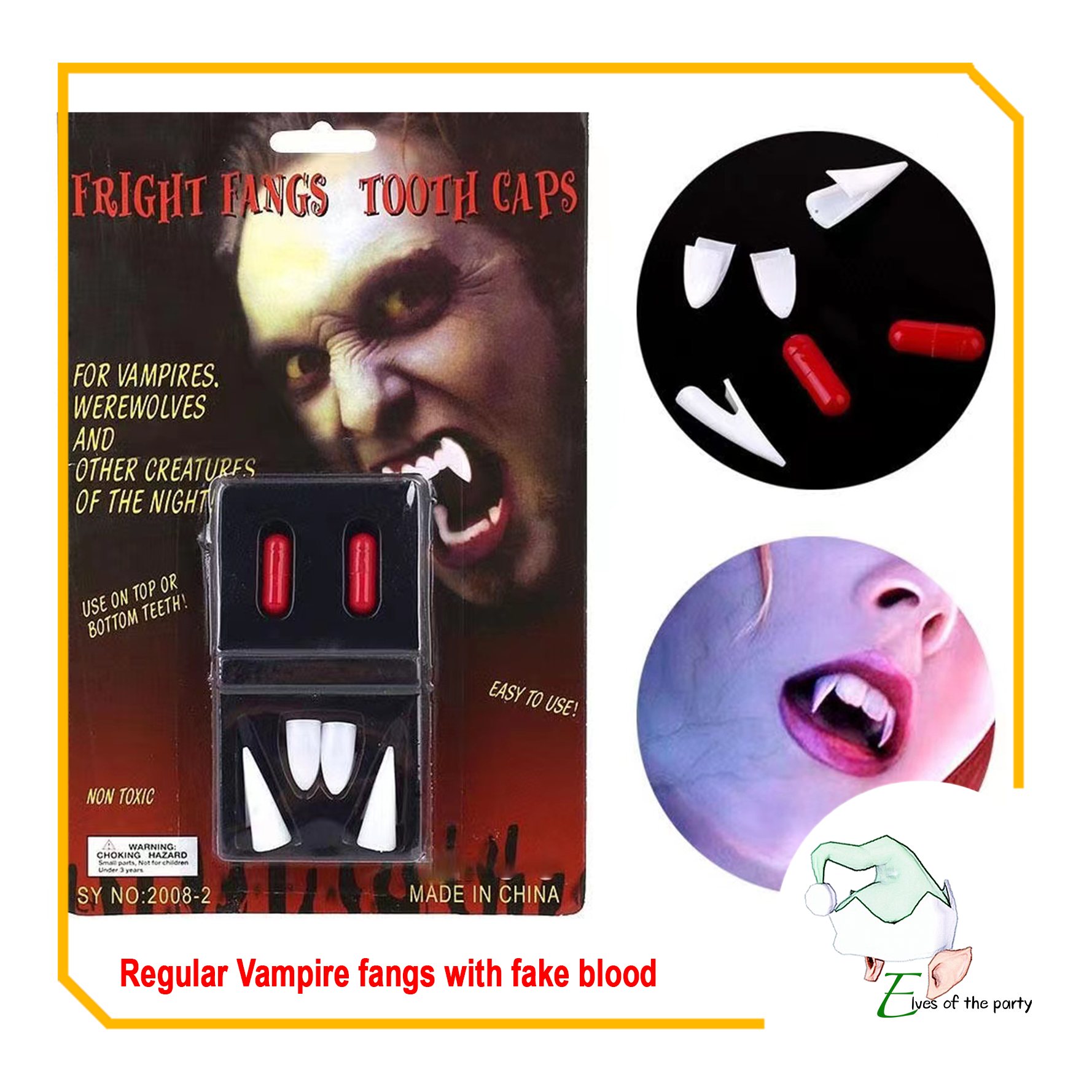 Vampire Teeth Werewolf Fangs